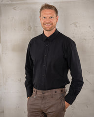 1947 Chemise Albatros Noir Chambray