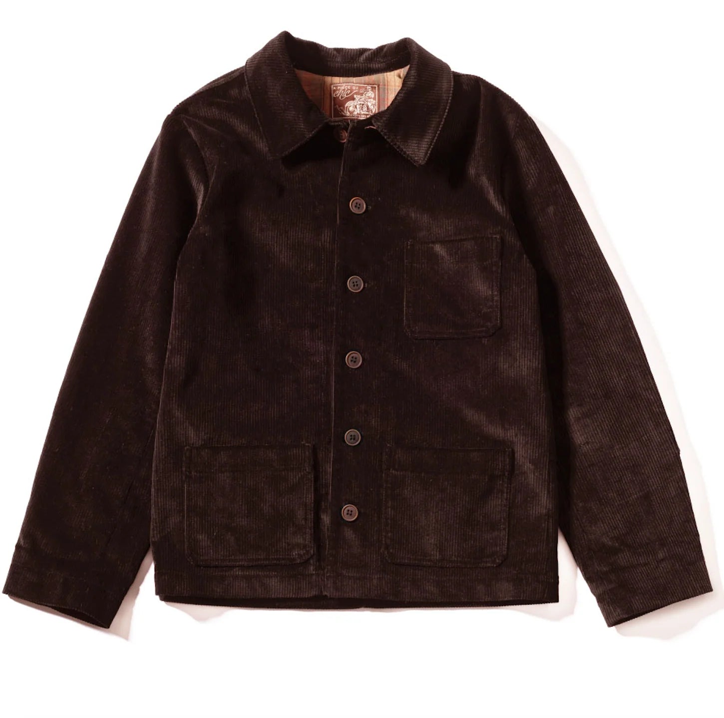 A Piece of Chic"La Besogne" Work Jacket - Brown CordJackenBritish Parts Luzern