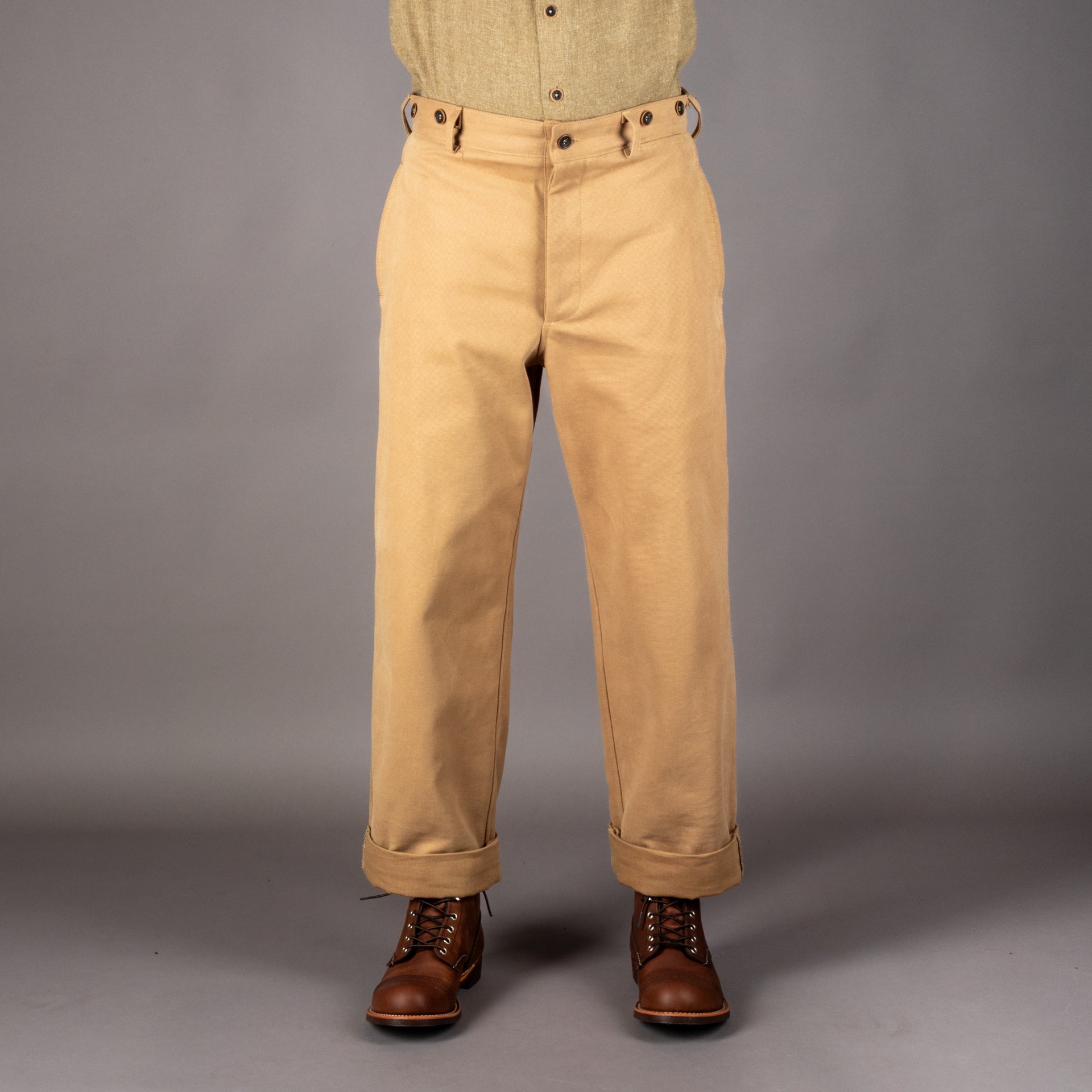 A Piece of Chic"LE MANARD" Arbeiterhose Heavy Canvas BeigeHosenBritish Parts Luzern