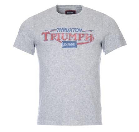 Barbour InternationalTriumph Thruxton Fog Marl T-shirt (gris clair chiné)T-shirtBritish Parts Luzern