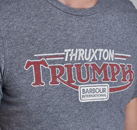 Barbour InternationalTriumph Thruxton Grey Marl T-shirt (gris foncé chiné)T-shirtBritish Parts Luzern