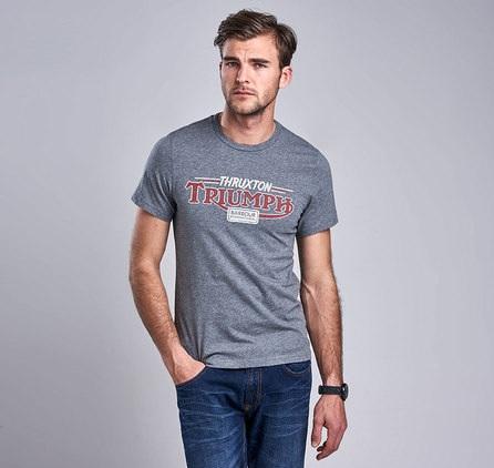 Barbour InternationalTriumph Thruxton Grey Marl T-shirt (gris foncé chiné)T-shirtBritish Parts Luzern