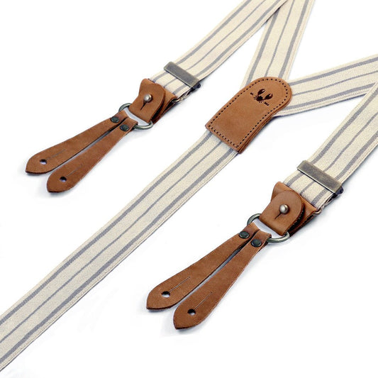 BertellesBertelles Grey stripe on ecruBretellesBritish Parts Luzern