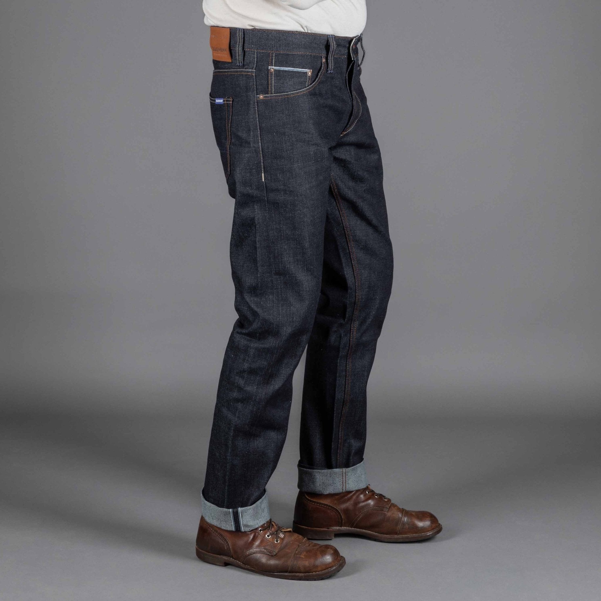 Pantalon en jean à manches bleuesPantalon en jean à manches bleues étroit bio 15 oz (Organic Cotton)PantalonBritish Parts Luzern