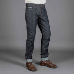 Pantalon en jean à manches bleuesPantalon en jean à manches bleues extra-étroit - Selvage blanc 12.5 ozPantalonBritish Parts Luzern