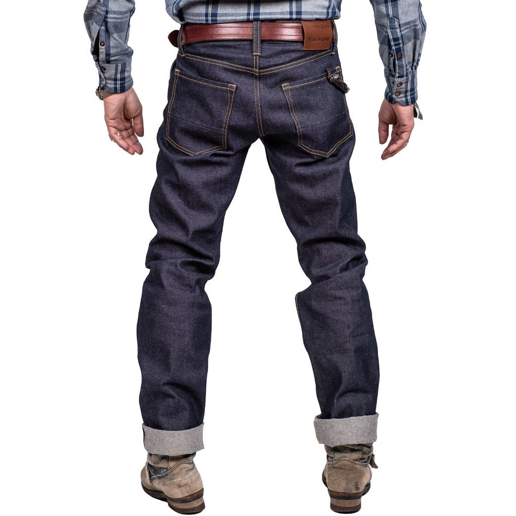 Pantalon en jean à manches bleuesPantalon en jean droit (haut) 13.5 ozPantalonBritish Parts Luzern