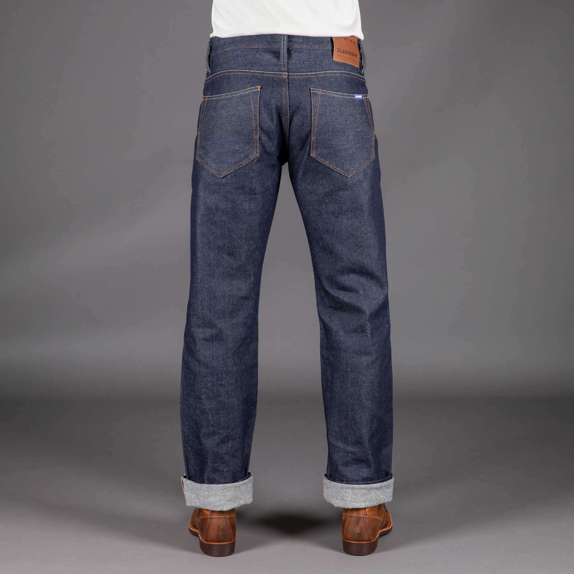 Pantalon en jean à manches bleuesPantalon en jean droit (haut) 13.5 ozPantalonBritish Parts Luzern