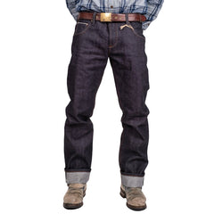 Pantalon en jean à manches bleuesPantalon en jean droit (haut) 13.5 ozPantalonBritish Parts Luzern