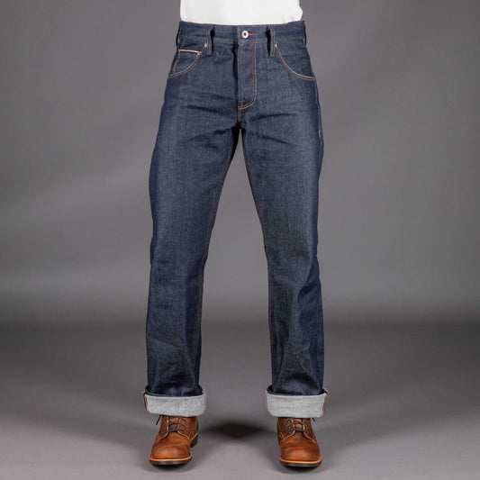 Pantalon en jean à manches bleuesPantalon en jean droit (haut) 13.5 ozPantalonBritish Parts Luzern