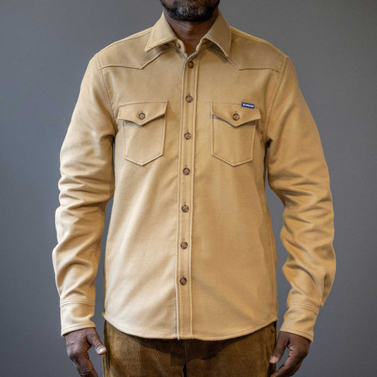 Chemise bleuePantalon en jeanChemise droite Moleskin BeigeChemiseBritish Parts Lucerne