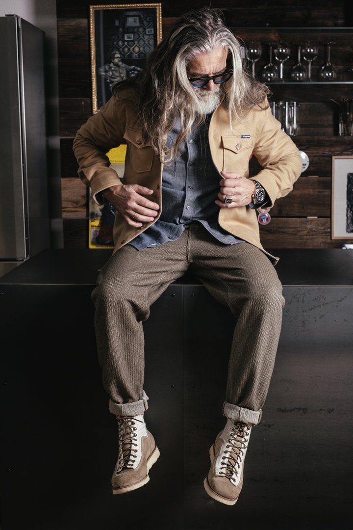 Chemise bleuePantalon en jeanChemise droite Moleskin BeigeChemiseBritish Parts Lucerne