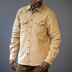 Chemise bleuePantalon en jeanChemise droite Moleskin BeigeChemiseBritish Parts Lucerne