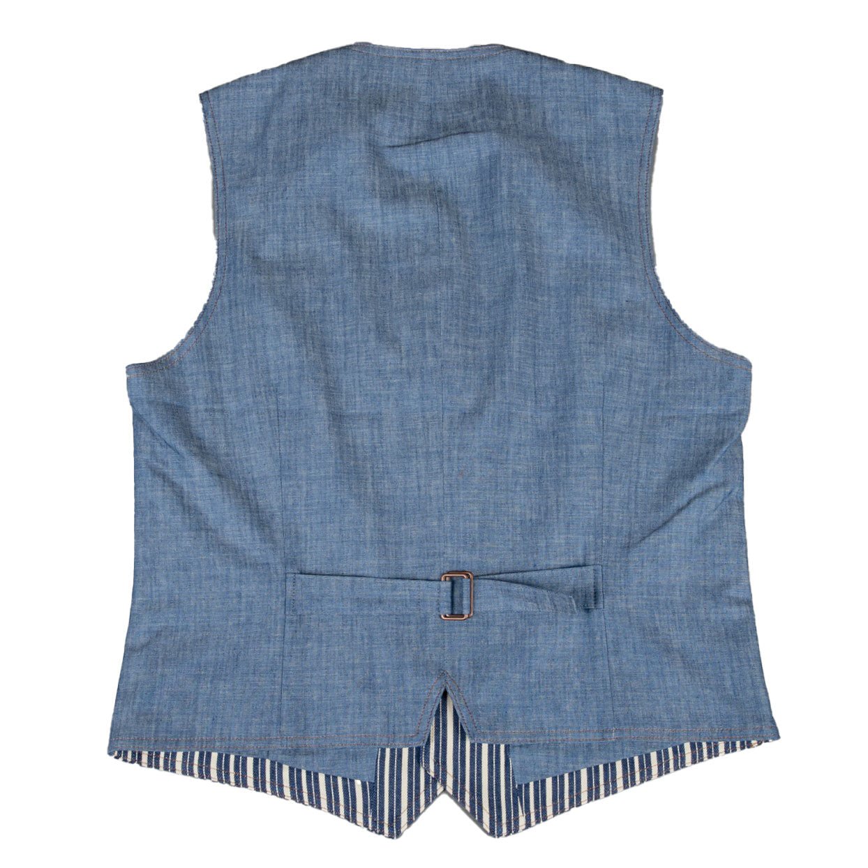 Blouse Pantalon en jeanHickory rayures larges bleu blancVesteBritish Parts Lucerne