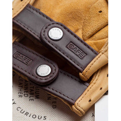 Cafe LeatherTriton Gants de voiture sans doigts in CreamGants de voitureBritish Parts Luzern