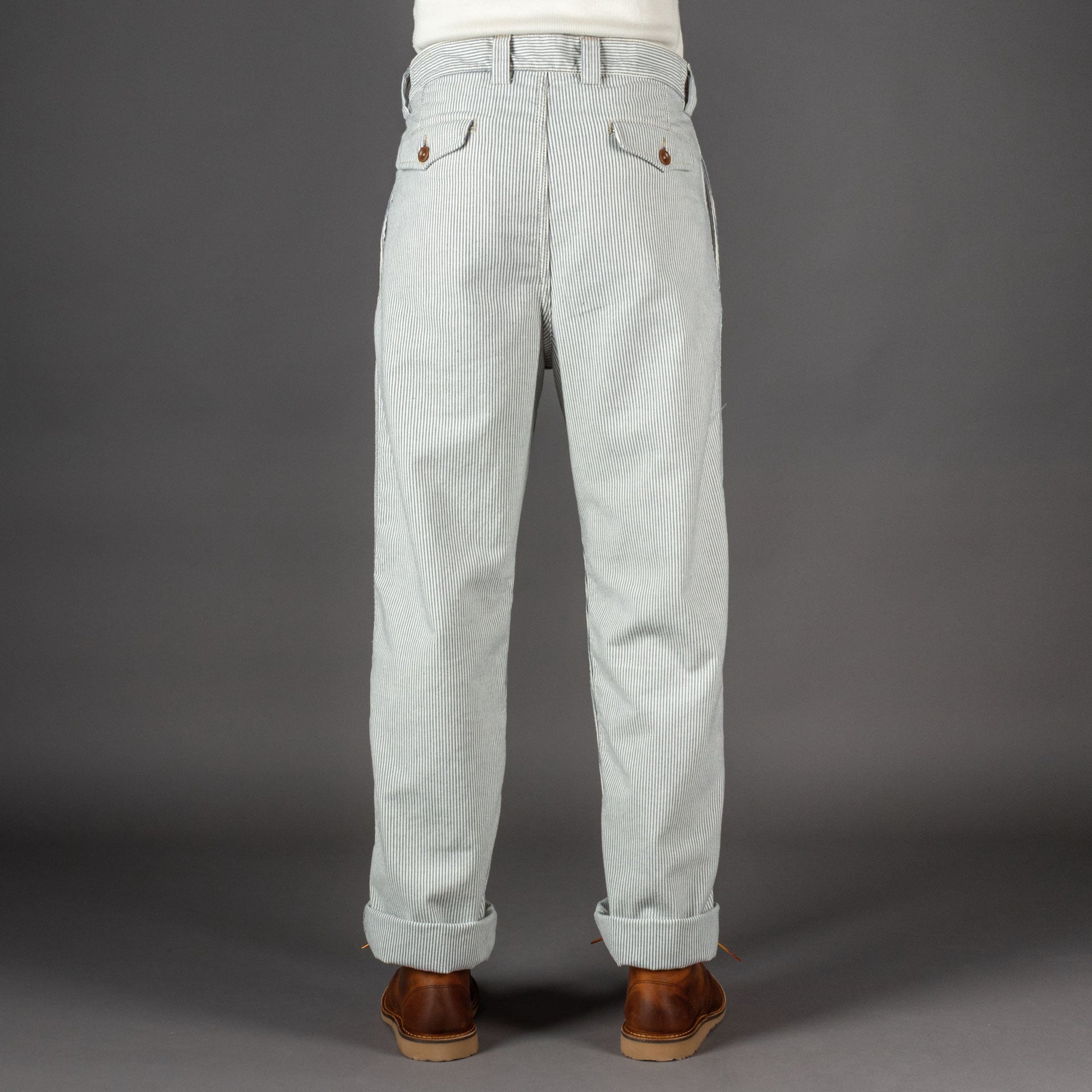 Captain SantorsLegionaire Pant CLK05 Blu (rayé)PantalonsBritish Parts Luzern