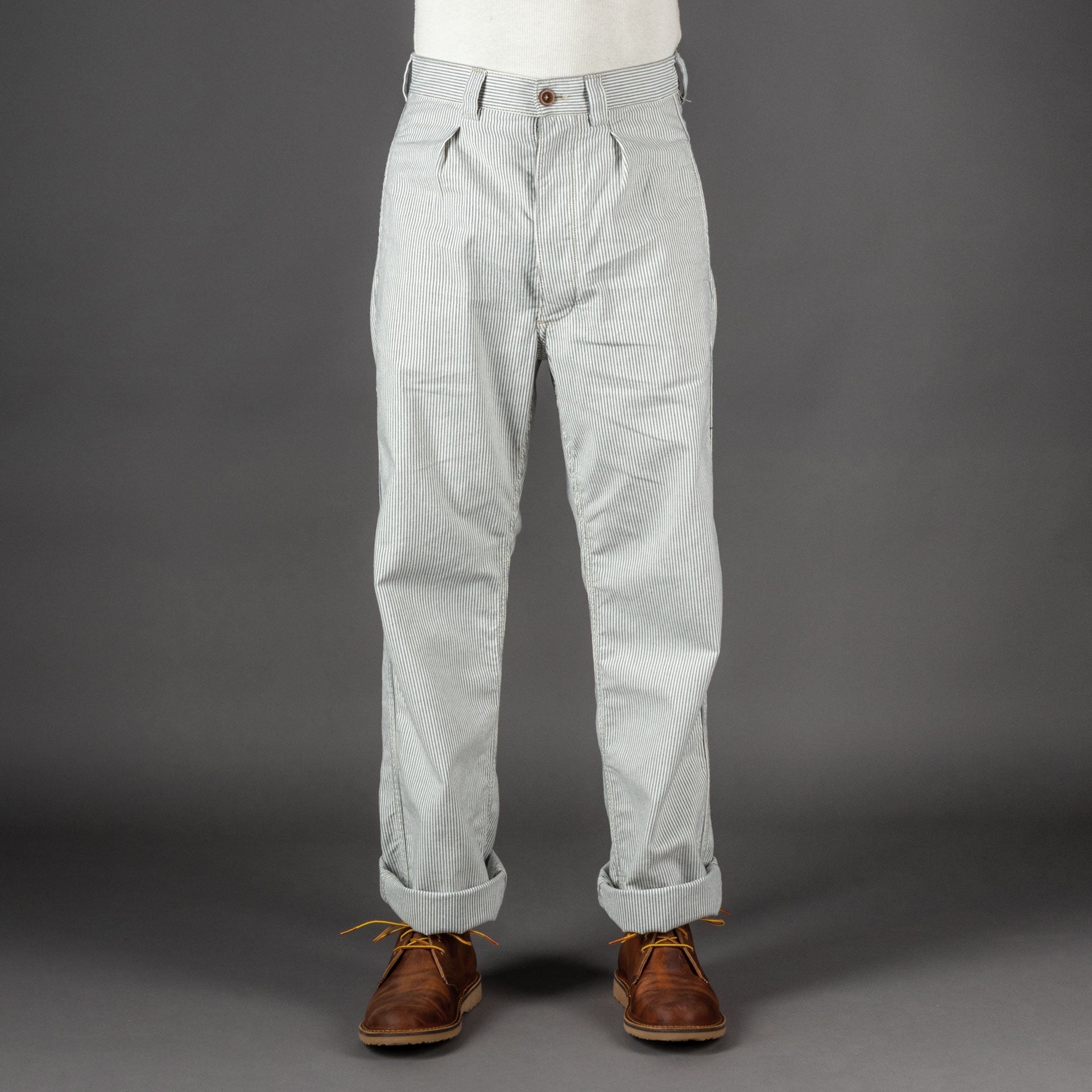 Captain SantorsLegionaire Pant CLK05 Blu (rayé)PantalonsBritish Parts Luzern