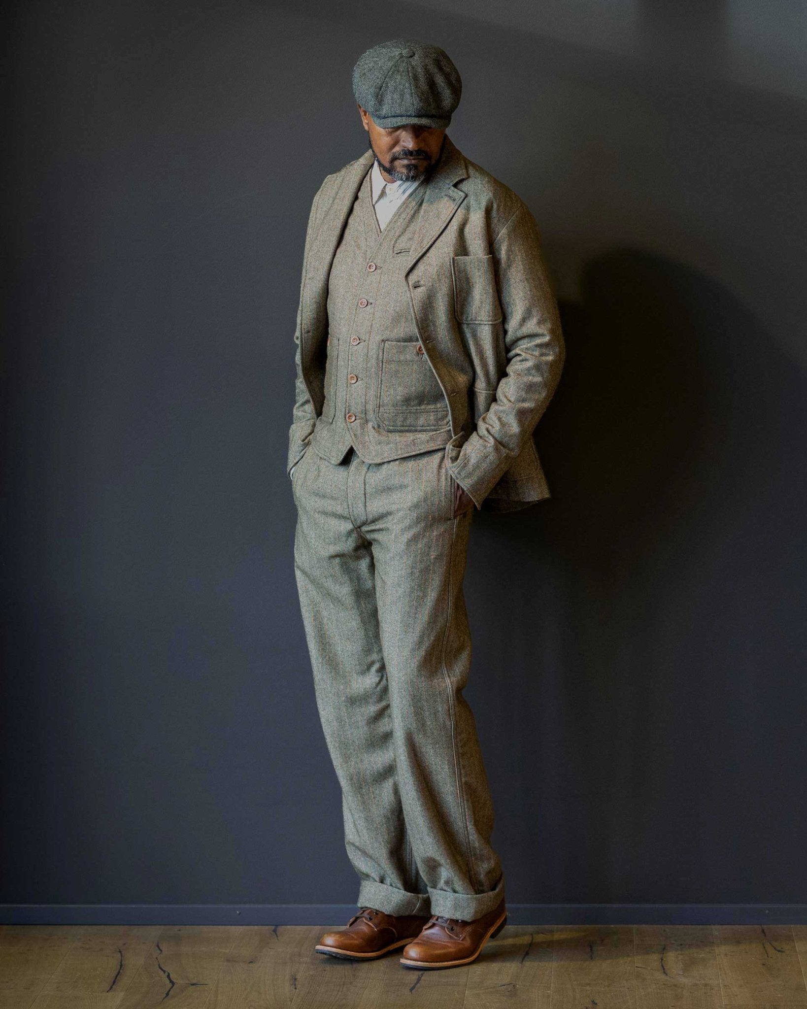 Captain SantorsTrousers 3312 CP 503 GreenPantalonsBritish Parts Luzern