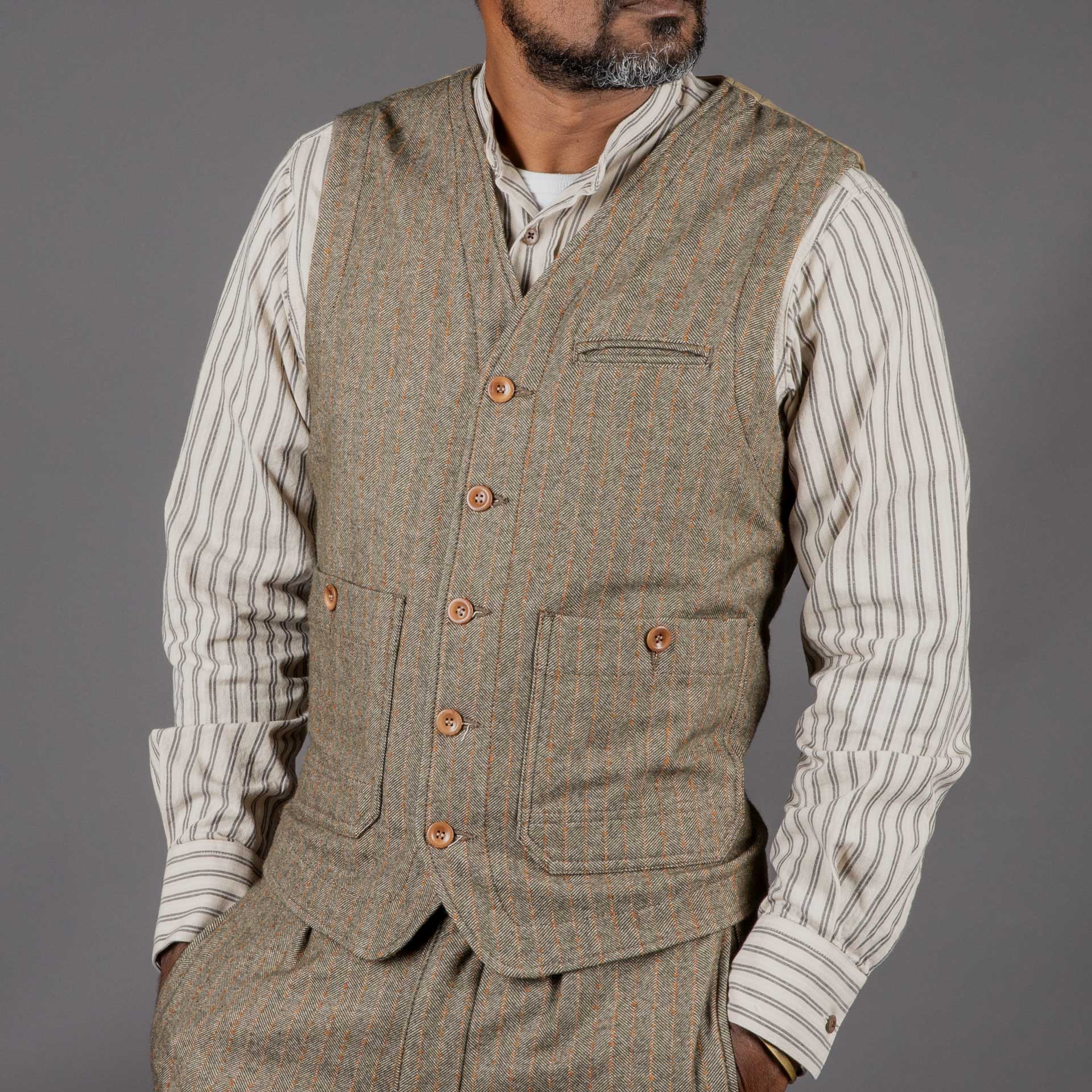 Captain SantorsVest 7706 CP503 GreenGiletsBritish Parts Lucerne