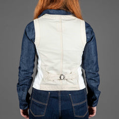 Captain SantorsWomens Sailor Vest 7702 CG 511 WhiteGilets pour femmesBritish Parts Luzern