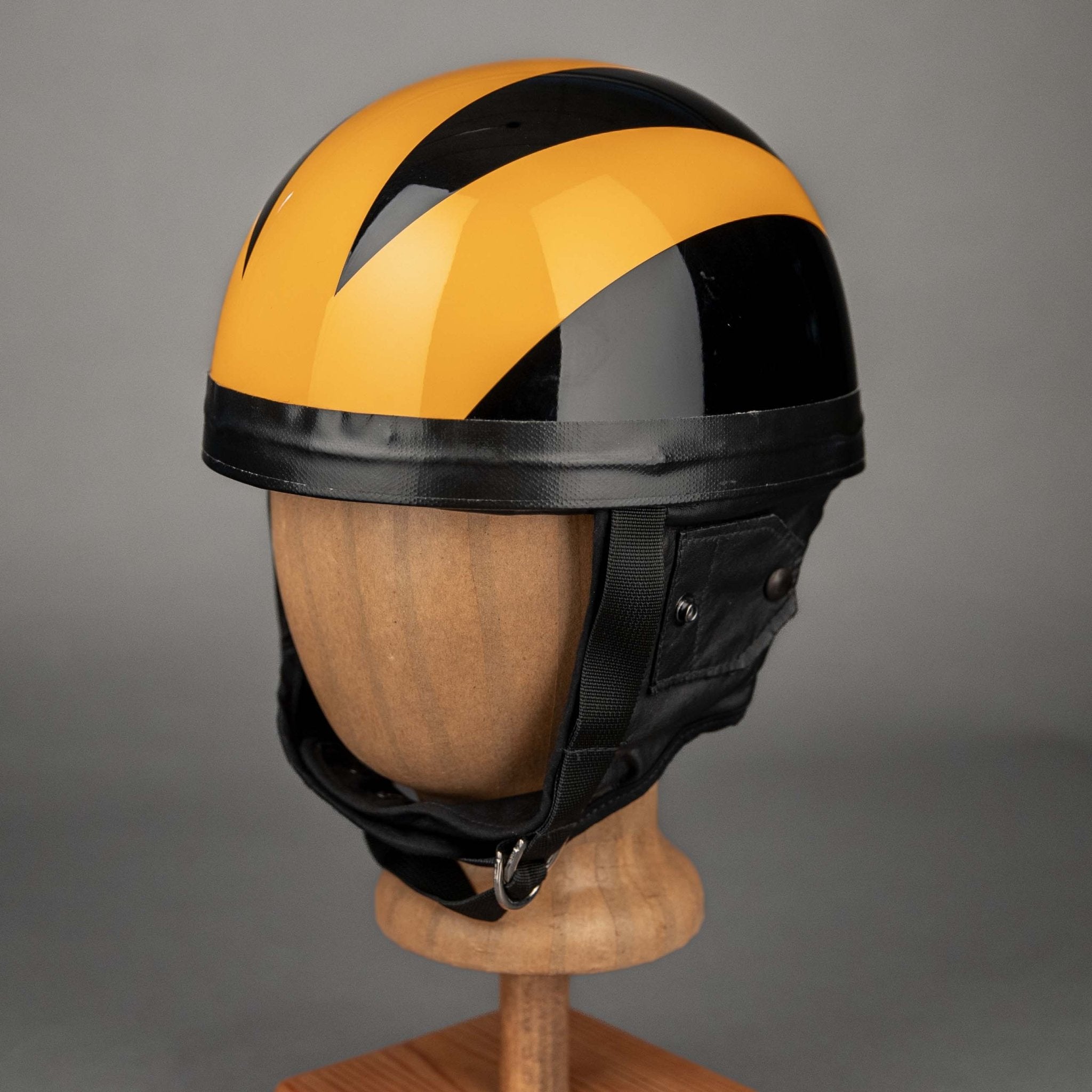 Casque DavidaClassic Noir Orange SpecialHelmBritish Parts Luzern