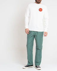 T-shirt manches longues vintage blanc Deus Ex Machina Riding Hot, British Parts Lucerne