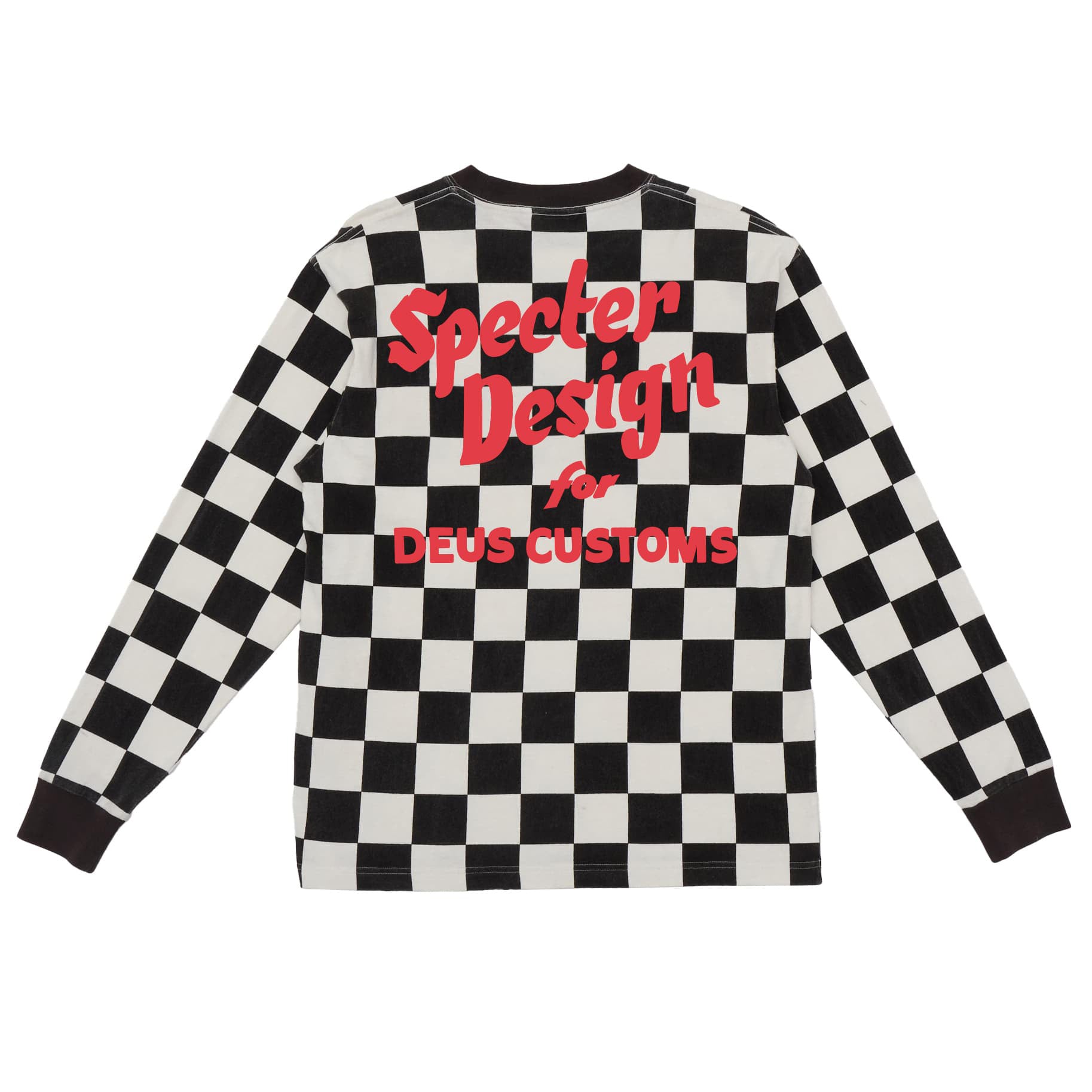 Deus Ex MachinaSpecter Longsleeve Tee Black WhiteT-shirtBritish Parts Luzern