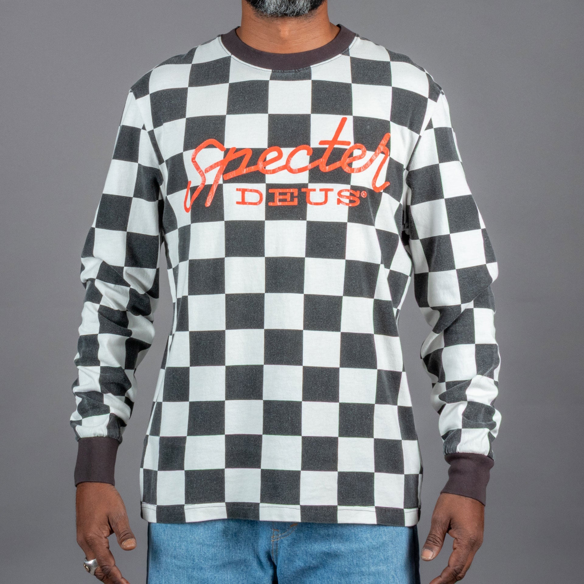 Deus Ex MachinaSpecter Longsleeve Tee Black WhiteT-shirtBritish Parts Luzern