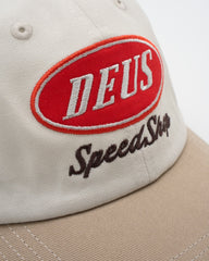 Deus Ex MachinaSpeedshop Cap Dirty WhiteCasquetteBritish Parts Luzern