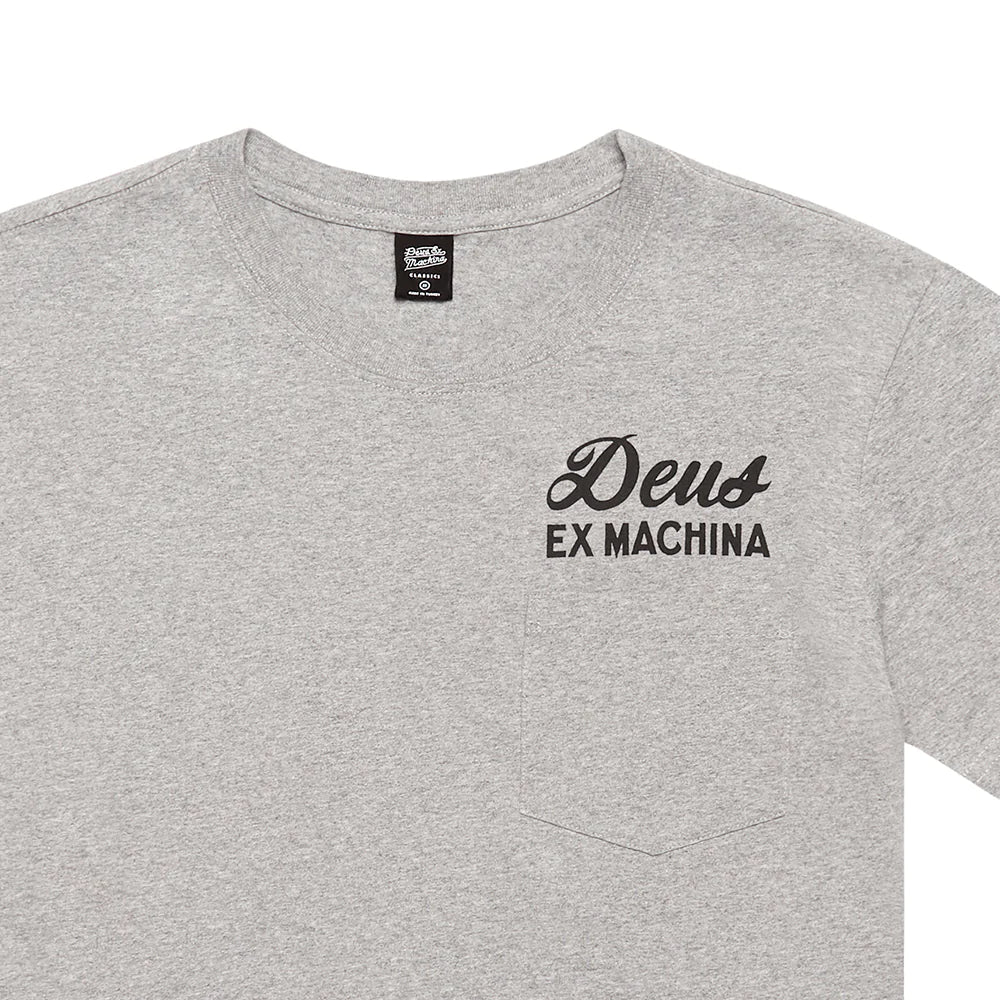 Deus Ex MachinaVenice Address Pocket T-shirt gris chinéT-shirtBritish Parts Luzern