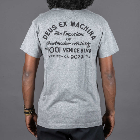 Deus Ex MachinaVenice Address Pocket T-shirt gris chinéT-shirtBritish Parts Luzern