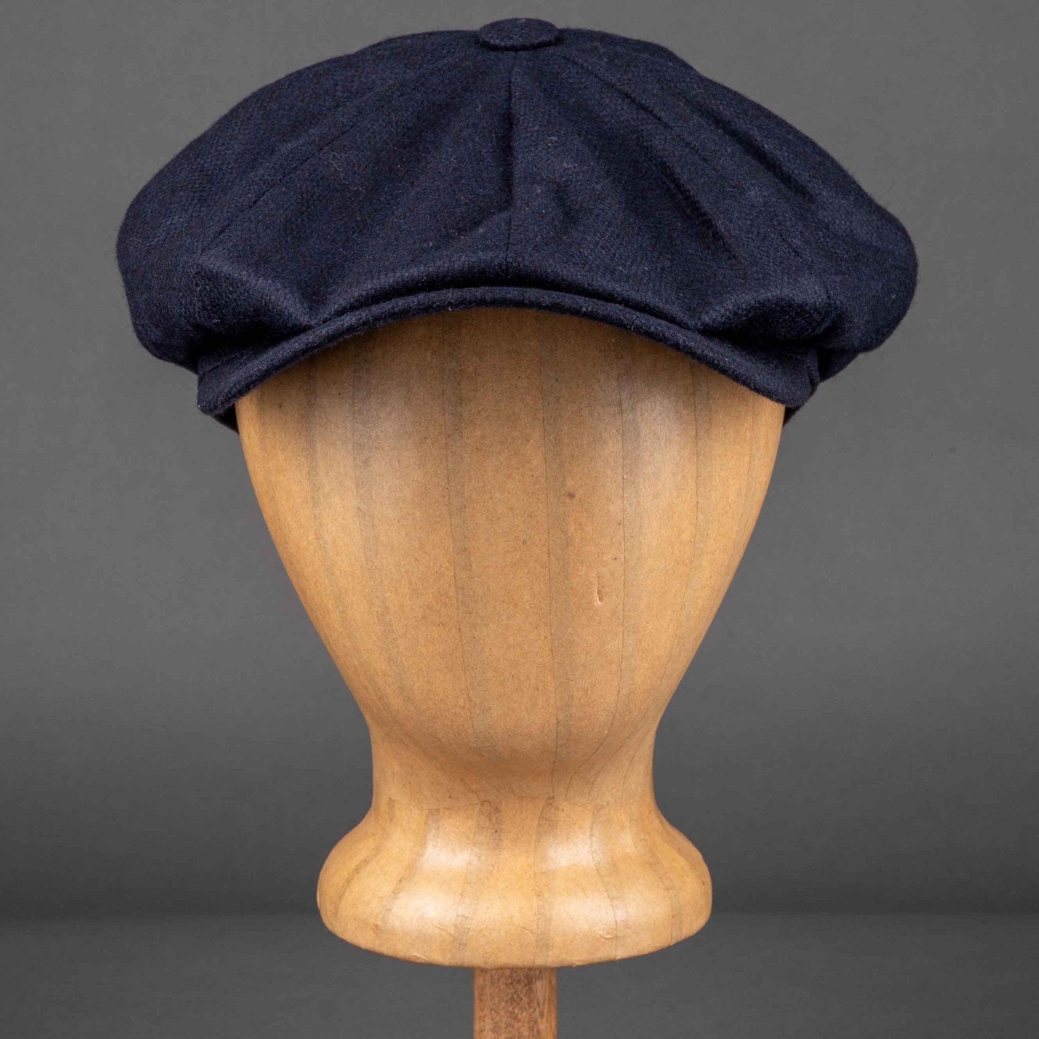 Diefenthal & Sohn1920 Newsboy Cap Shelter BlackBasquetteBritish Parts Luzern