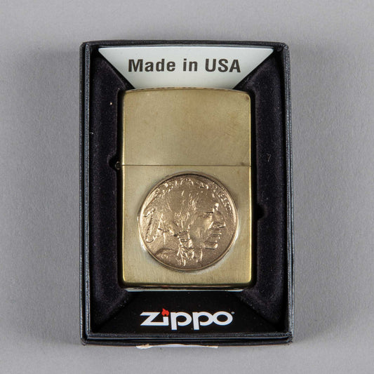 Bijoux finsZippo indien en bronzeBriquetBritish Parts Lucerne
