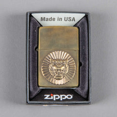 Bijoux finsZippo Jaguar BronzeBriquetBritish Parts Lucerne