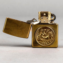 Bijoux finsZippo Popeye BronzeBriquetBritish Parts Lucerne