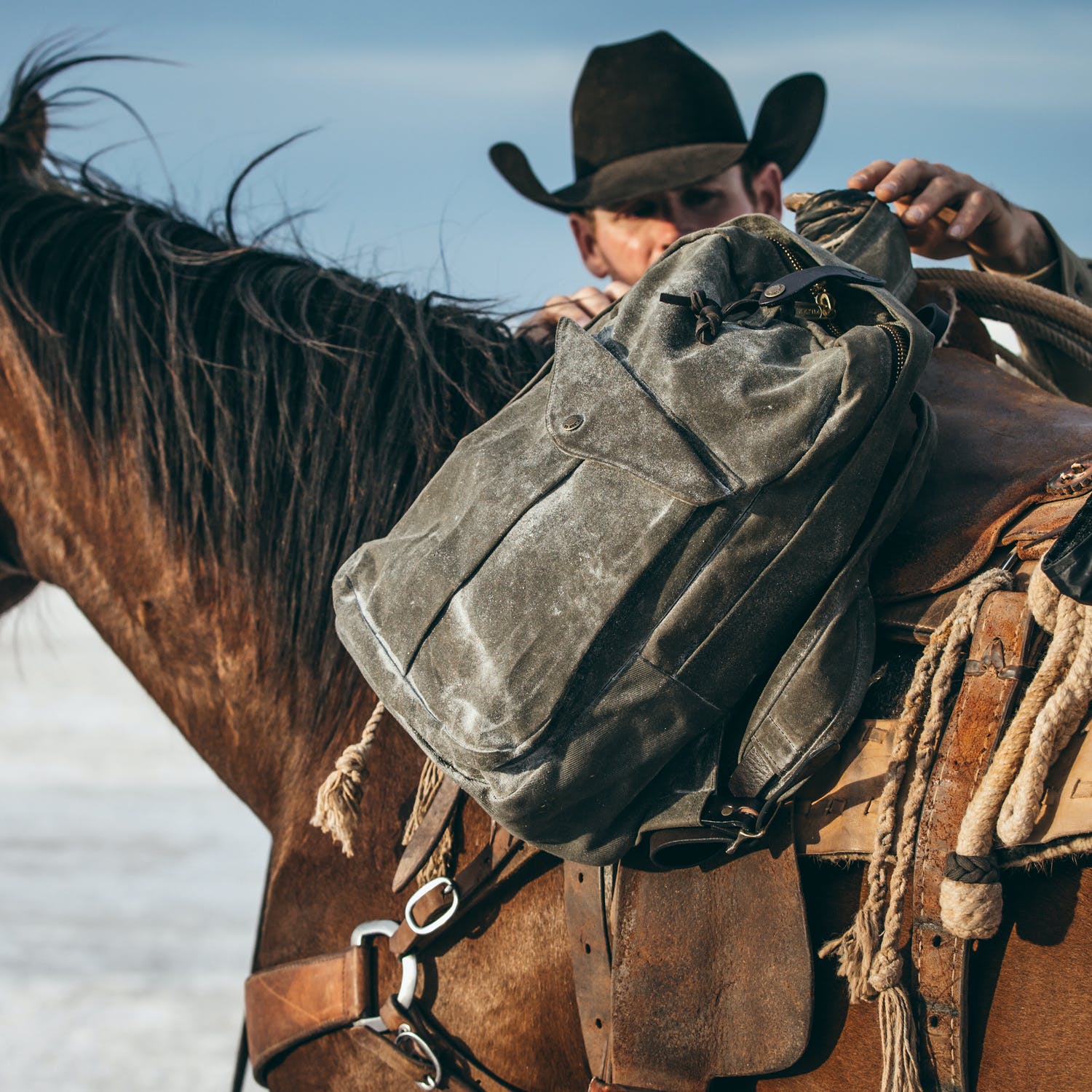 Sac à dos FilsonJourneyman Otter Green, sac à dos British Parts Lucerne