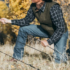 FilsonMackinaw Wool Vest Forest GreenGiletsBritish Parts Luzern