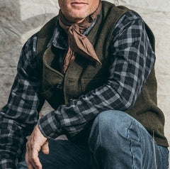 FilsonMackinaw Wool Vest Forest GreenGiletsBritish Parts Luzern