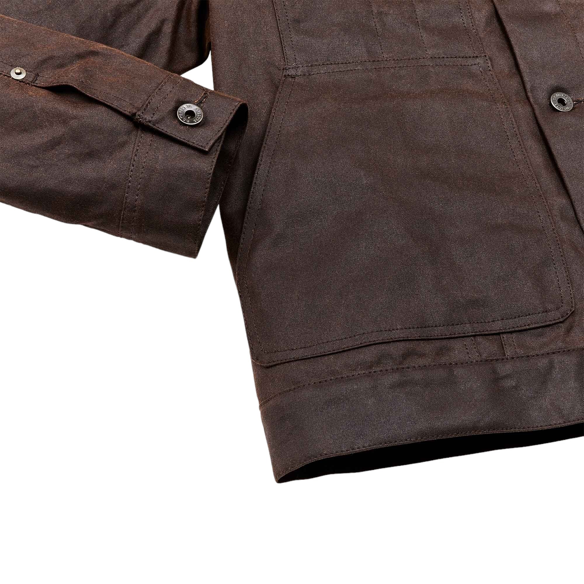 FilsonShort Lined Cruiser Jacket - Marron foncéVestesBritish Parts Luzern