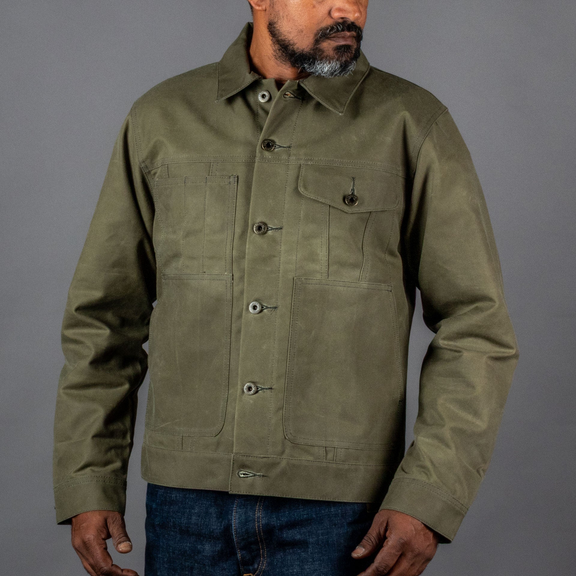 FilsonShort Lined Cruiser Jacket - Military GreenVestesBritish Parts Luzern