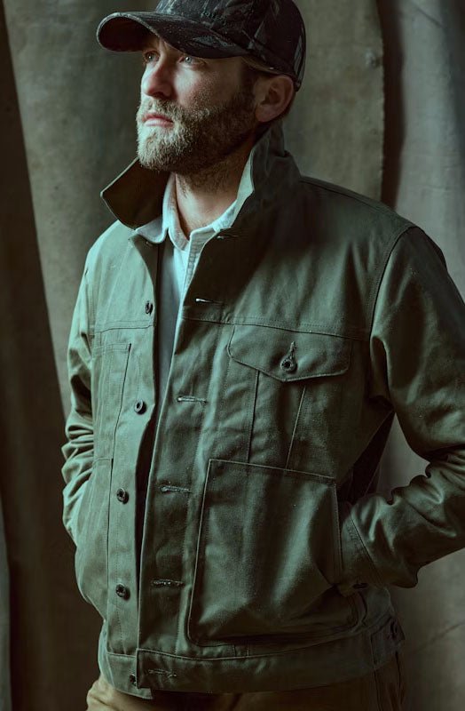 FilsonShort Lined Cruiser Jacket - Military GreenVestesBritish Parts Luzern