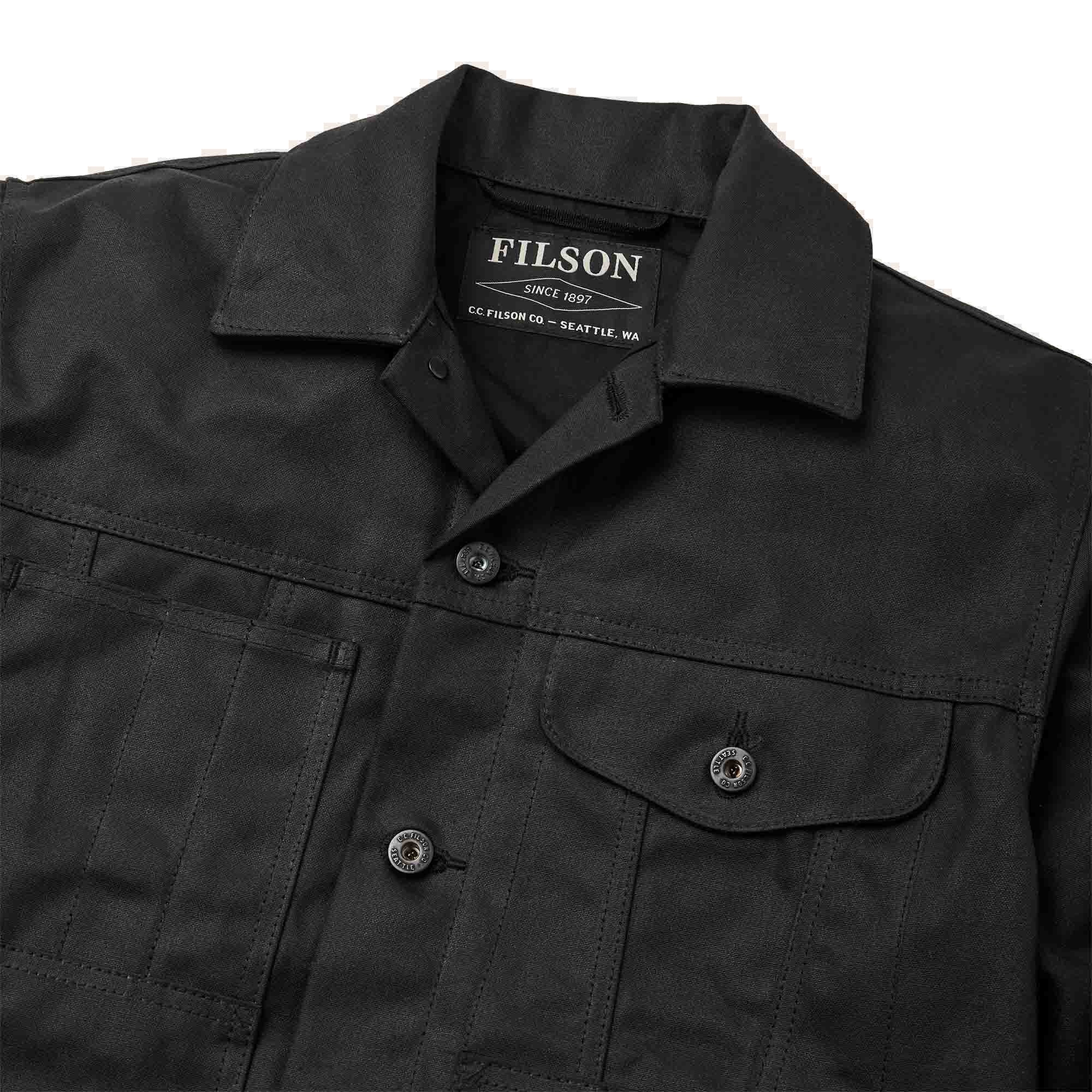 FilsonShort Lined Cruiser Jacket - NoirVestesBritish Parts Luzern