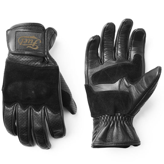 Fuel Motorcycles Rodeo Gants de moto noirs British Parts Luzern