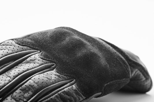 Fuel Motorcycles Rodeo Gants de moto noirs British Parts Luzern