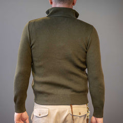 G.R.P.Buttons Jacket GreenVeste en tricotBritish Parts Luzern