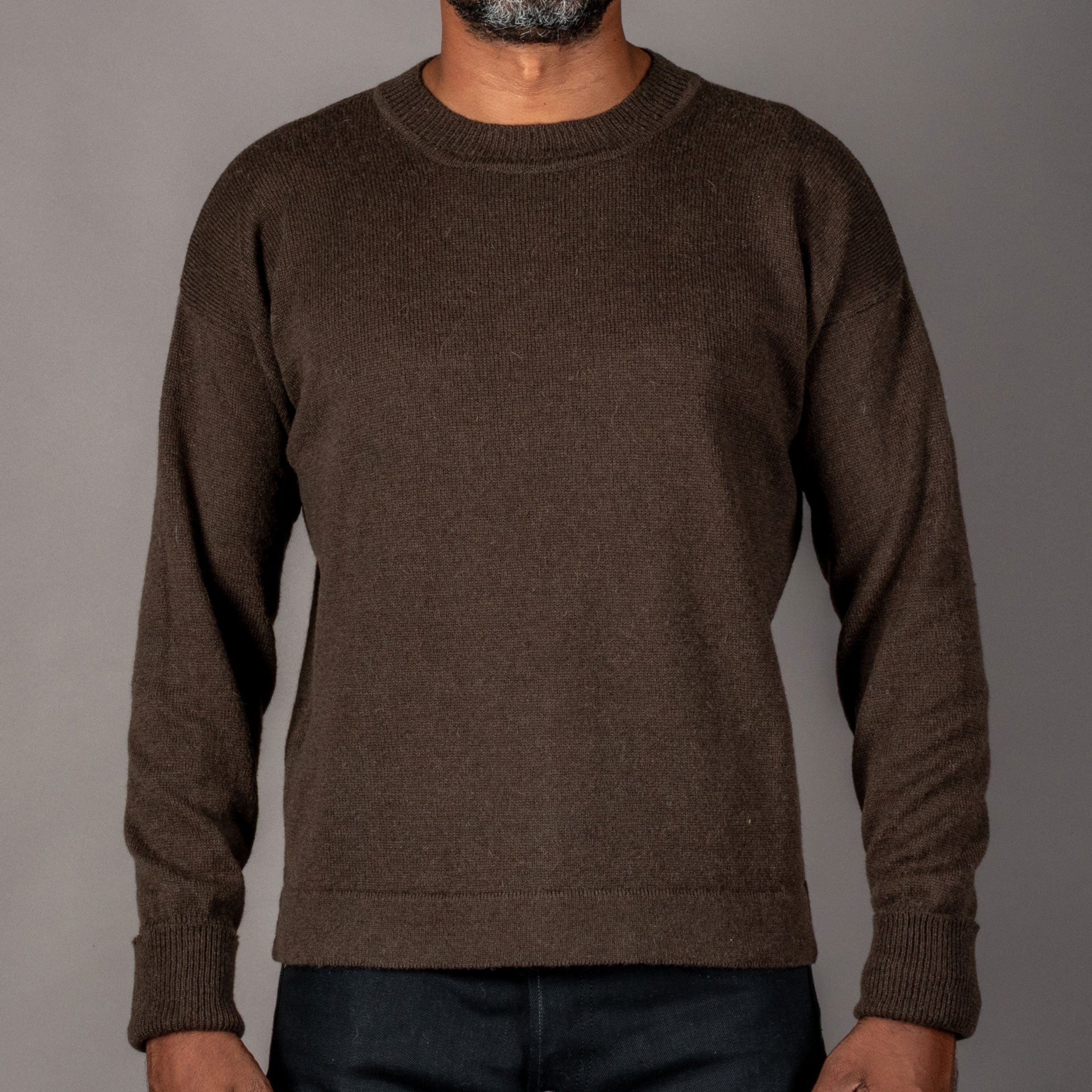 G.R.P.Crewneck CC21 MarronPulloverBritish Parts Luzern