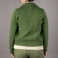 G.R.P.Max 3 cardigan court en laine mérinos pour femmes GrassVeste en tricotBritish Parts Luzern