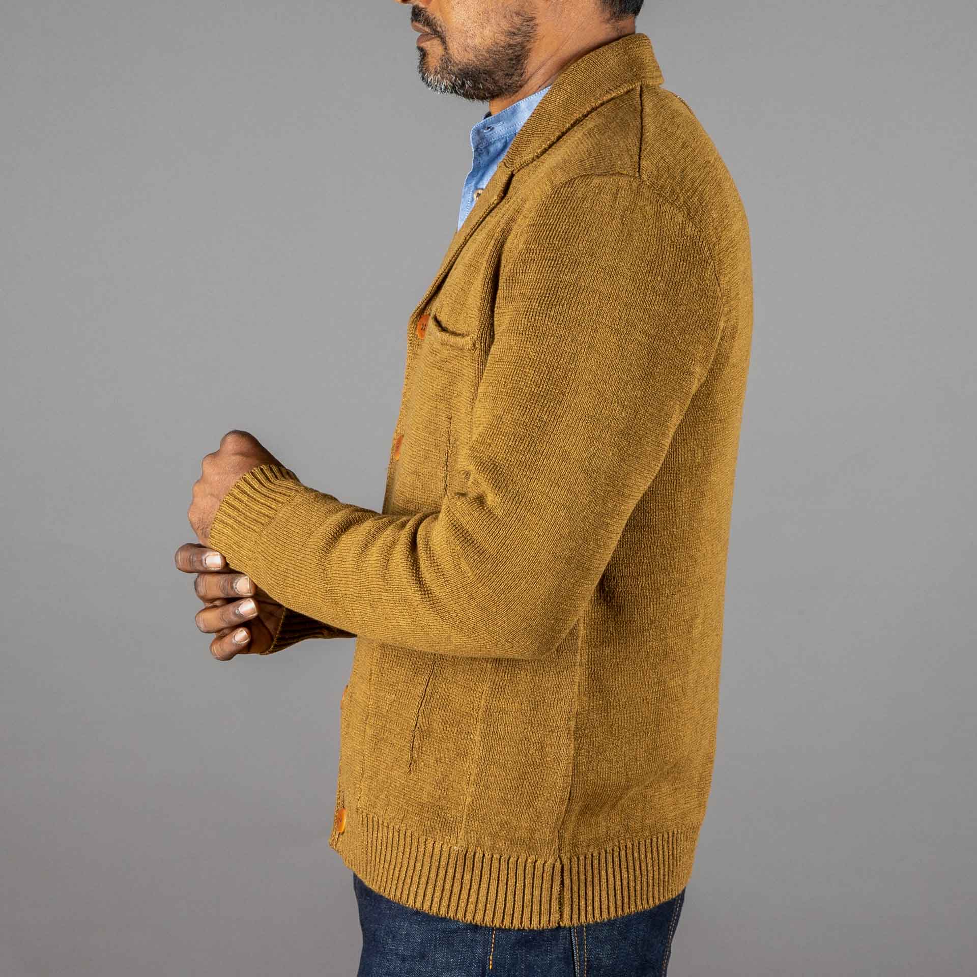 G.R.P.Max 3 Veste en lin TabaccoVeste en tricotBritish Parts Lucerne