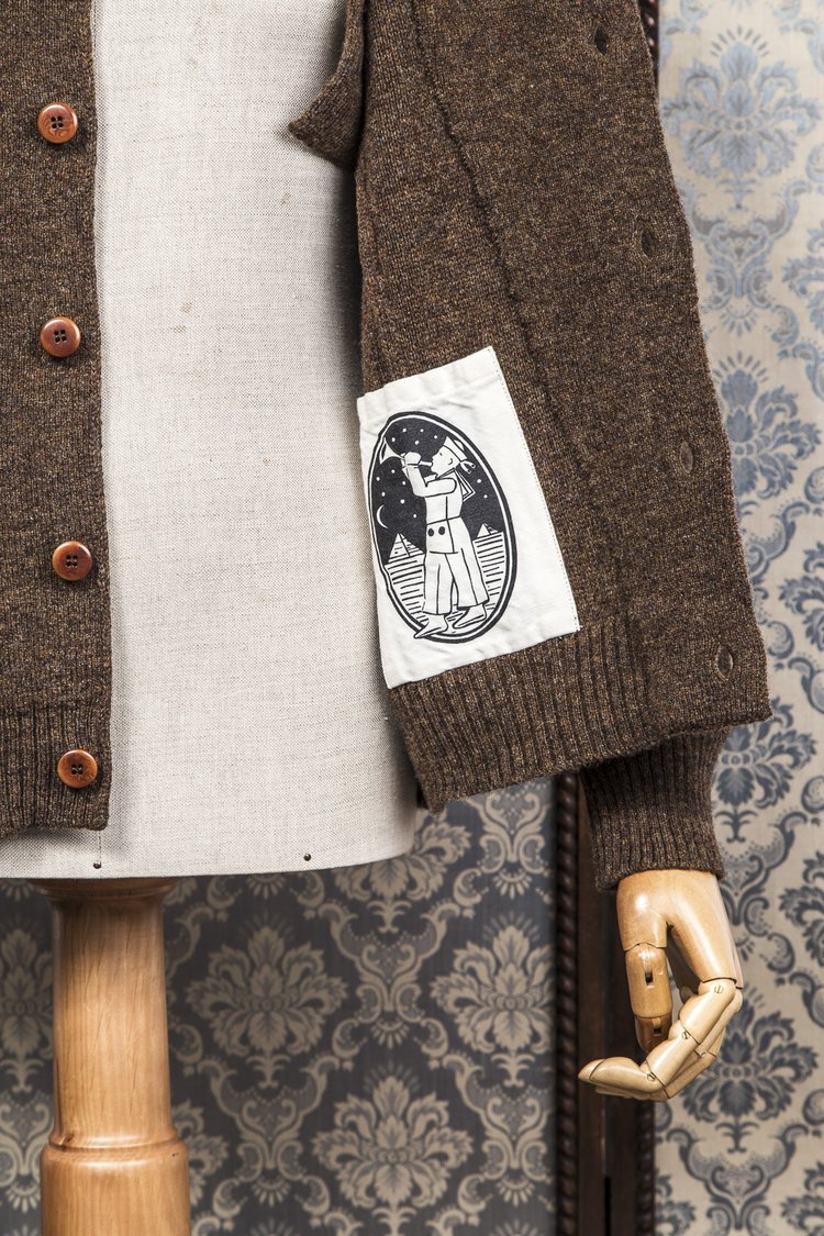 G.R.P.Max 3 Cardigan marronCordonBritish Parts Luzern