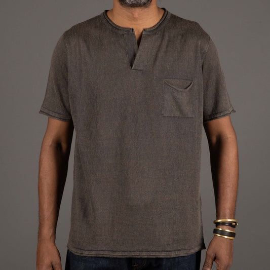 G.R.P.Neo Henley manches courtes CharcoalT-ShirtBritish Parts Luzern