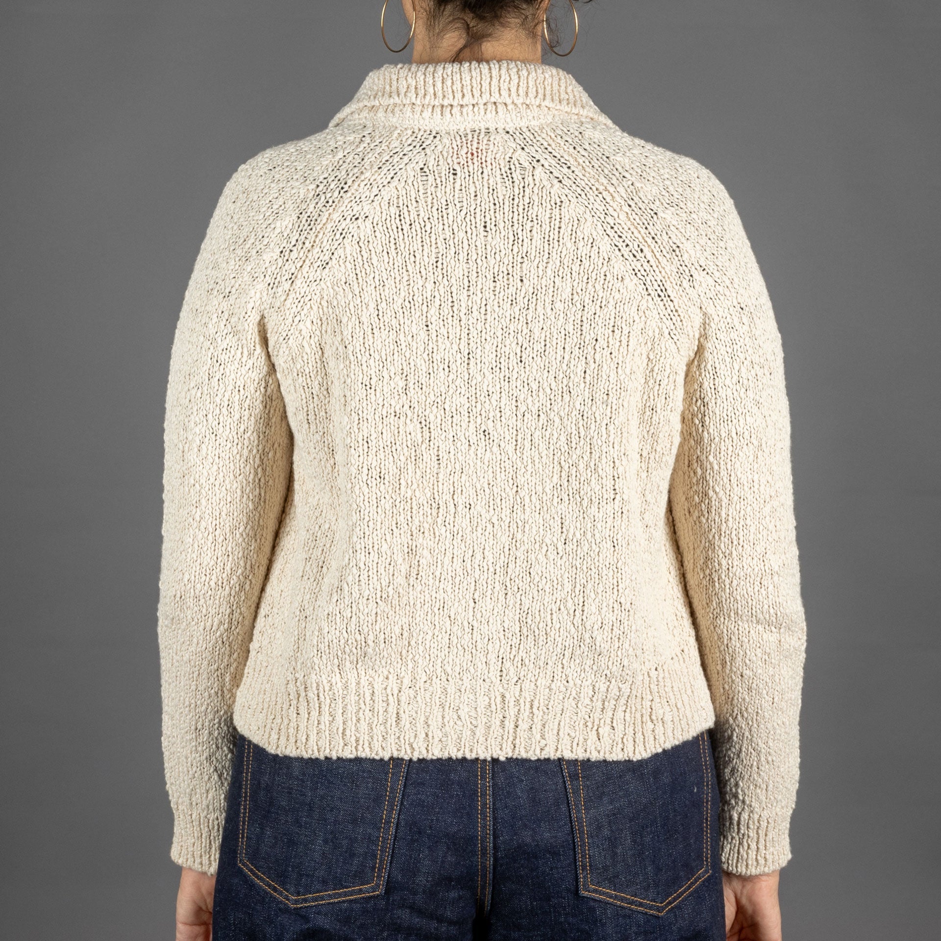 G.R.P.Women Cardigan EcruVeste en tricotBritish Parts Luzern